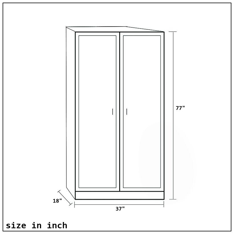Dynaria 70 Kg Tata Galvanized Steel Almirah-size